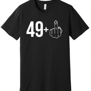 50th Birthday Party Decor Bundle, T-shirt and cupcake toppers